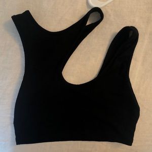 Emma & Sam Tops - LF Emma and Sam black cutout crop top size S Emma & Sam Tops - LF Emma and Sam black cutout crop top size S